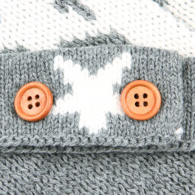 2023 China Newborn Winter Knit Star Receiving Blanket Sweater Crochet Handmade Button for Baby Sleeping Bag Baby Quilt Blanket