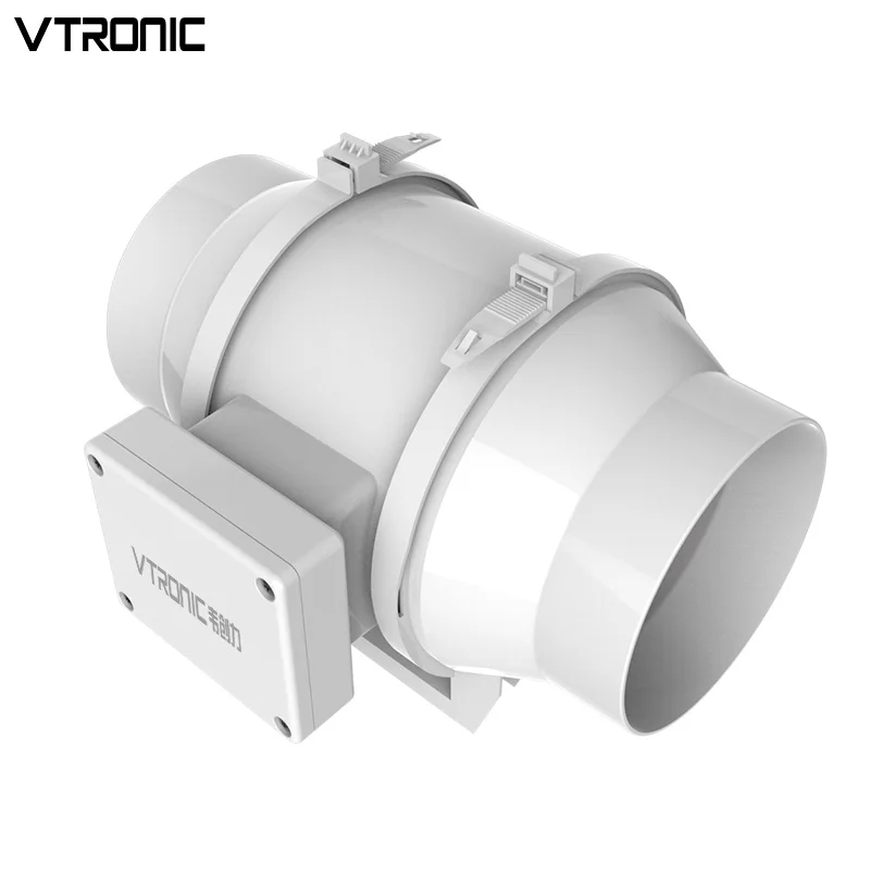 Energy-saving EC Motor Low Consumption Solar Powered In-Line Centrifugal Fan With High Performance