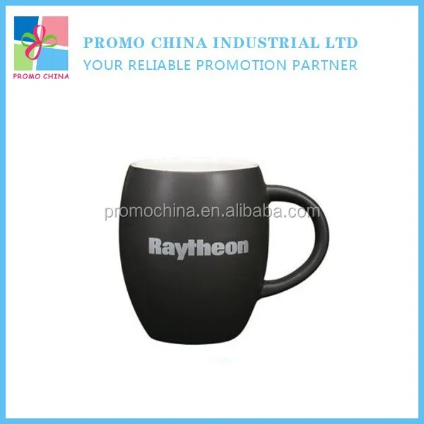 
Hot Selling Matte Finished Barrel Shape Ceramic Beer Mug Custom Printed Beer Mug 