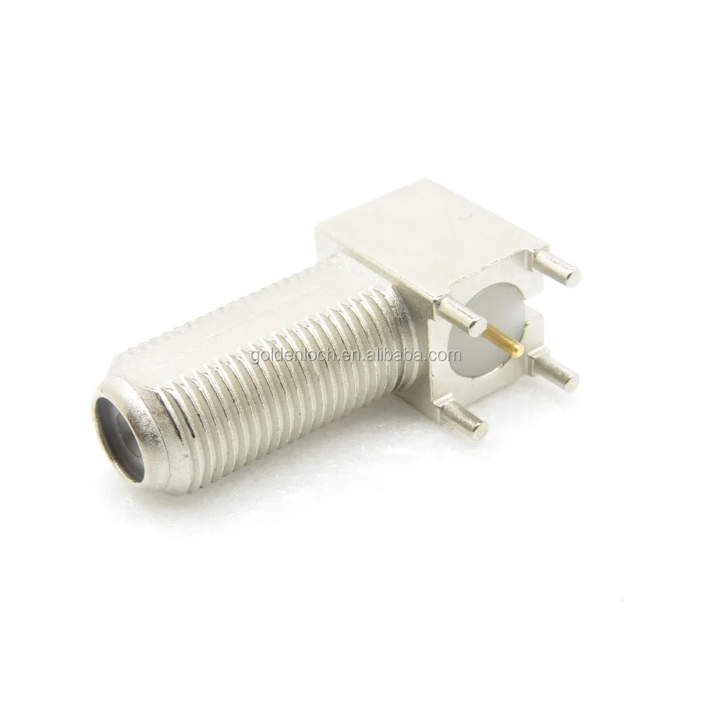 F коннектор прямоугольный монтажный разъем PCB