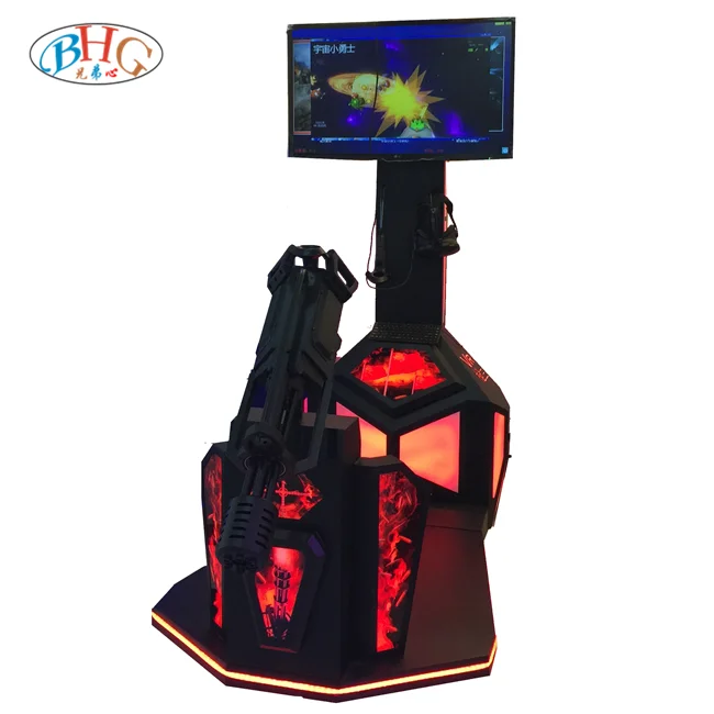 Interactive virtual reality 9d simulator VR video machine galtin VR in amusement park or fun