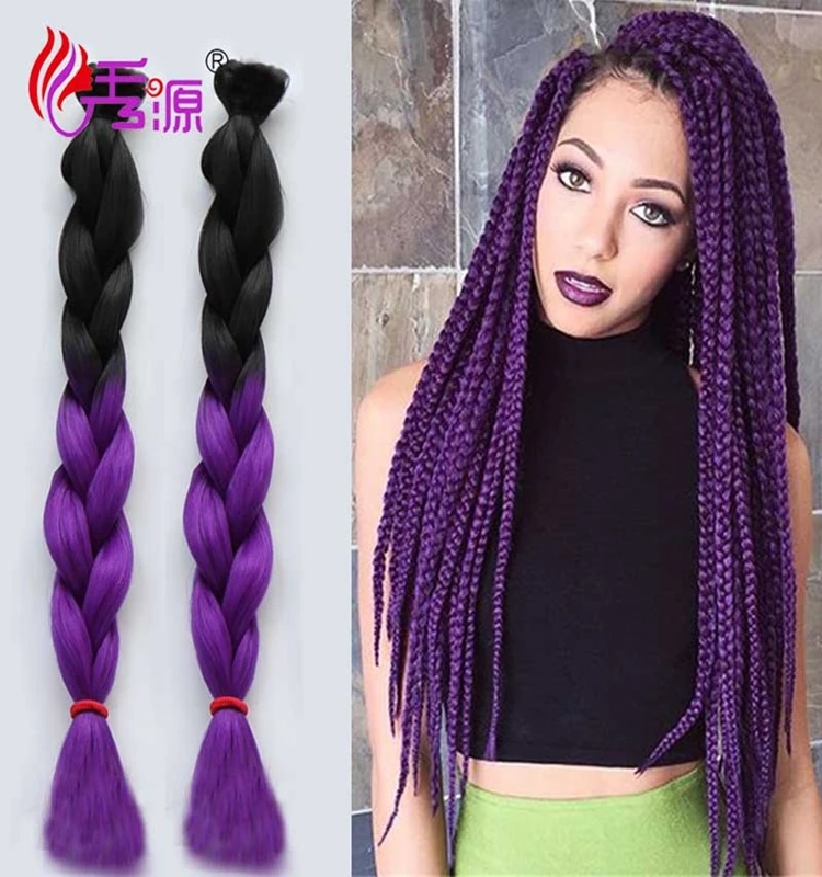 Ombre x pression hair Jumbo braids