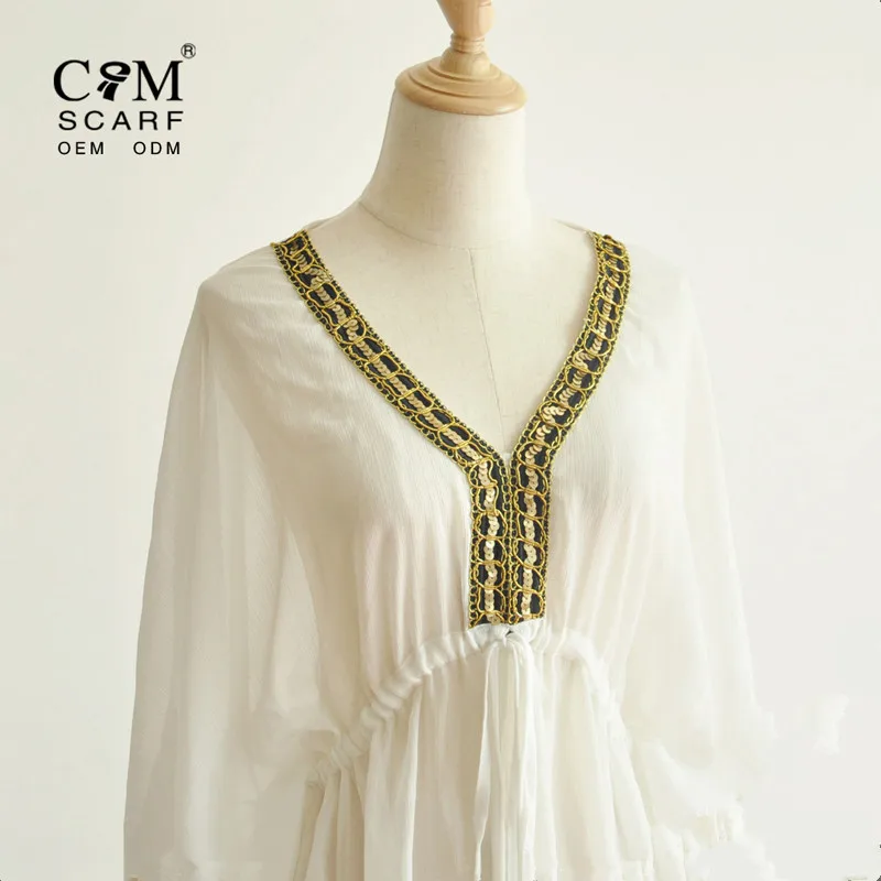 high fashionable muslim women chiffon kaftan maxi dress