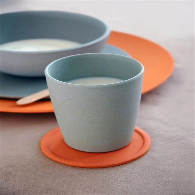 2023 New Design Non-fragile Snail Shape Luxury Dinner Set Bamboo Fiber Eco-friendly Unbreakable Dinner Set