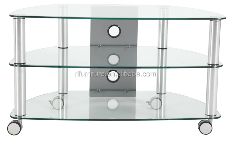 Угловой телевизионный стол, компьютерный стол, телевизионный стол с колесами RA071