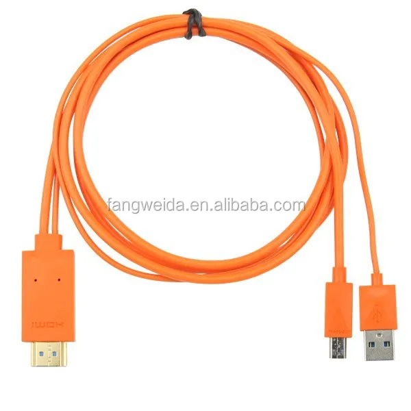 Мхл Micro USB 11pin к HDM я кабель переходник 1080 P HDTV для Samsung Galaxy S3 S4 S5 Note3 Note2 мега