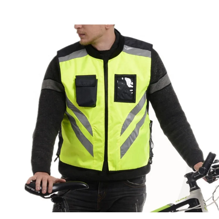 yellow high visibility construction station reflective safety vest work security vest yellow green custom