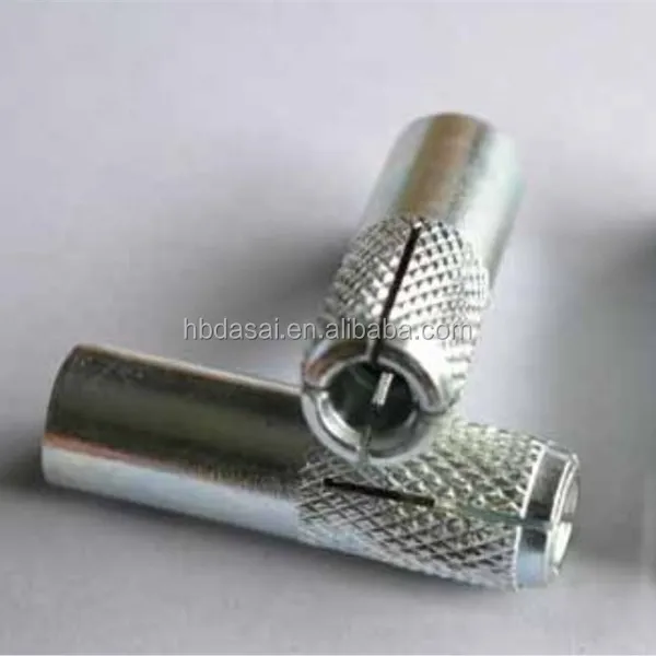 Good m20 grade4.8 drop in anchor for concrete structure