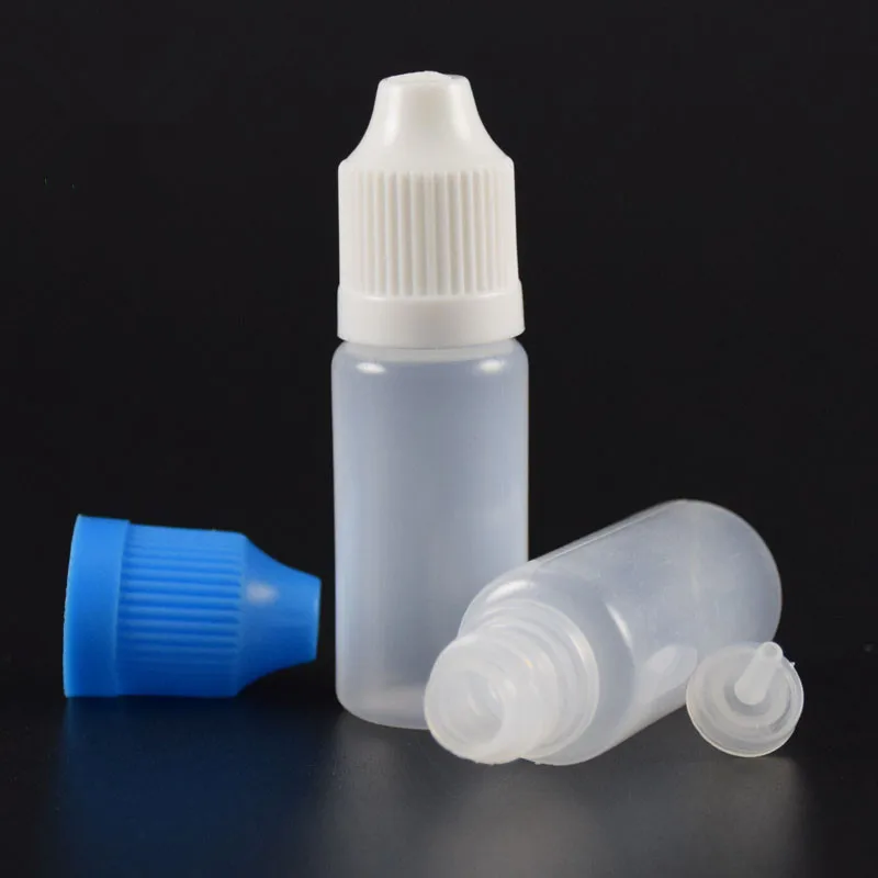 free sample 10ml soft squeeze plastic nozzle bottle long thin tip 20ml pe fluid dropper bottle 30ml