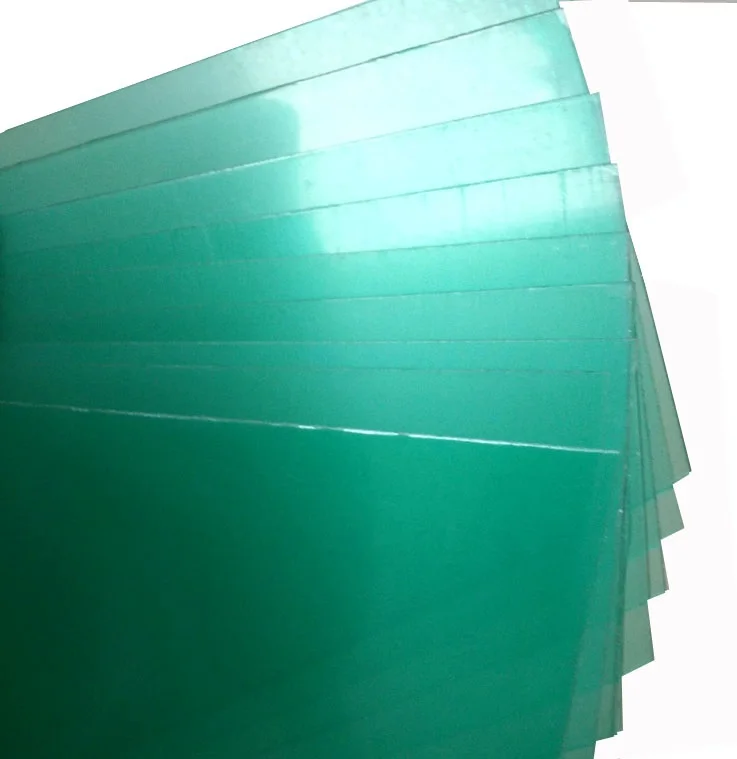 0.125mm Graphic overlays transparent polycarbonate film/sheet with both sides protected foil