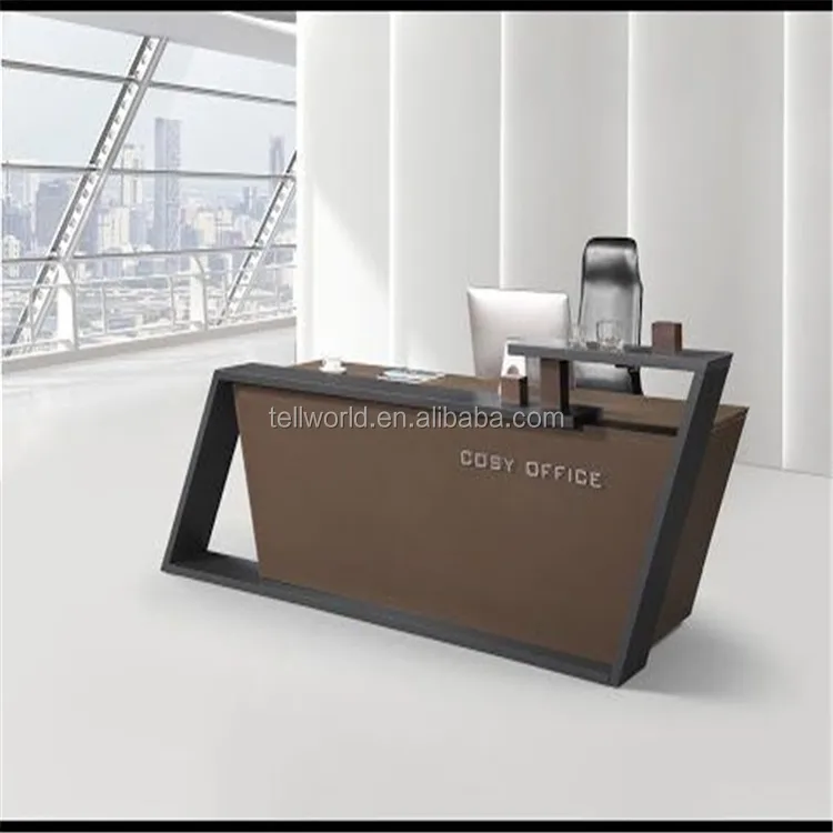 Commencial Reception Desk Black Comptoir De Reception Pour Cabinet Dentaire