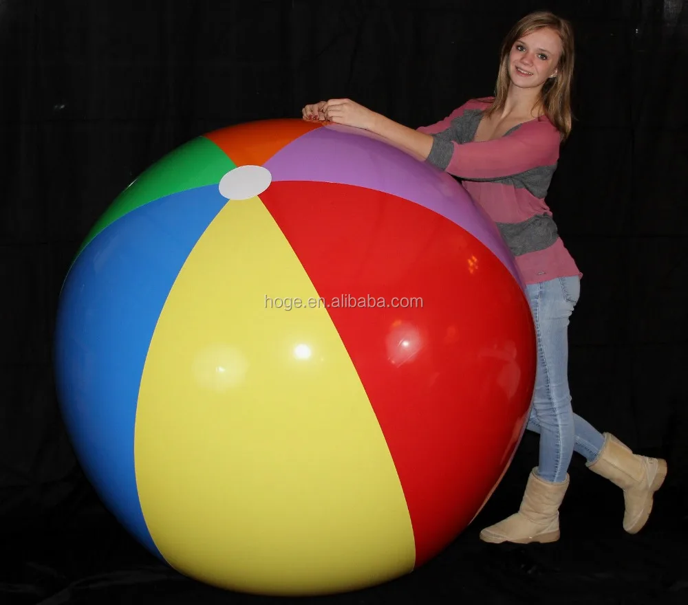 180cm giant balloon rainbow inflatable pvc beach ball for sales