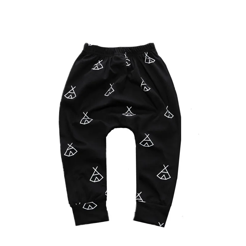 
INS Spring Autumn Hot Selling Cotton Baby Boy Girl Harem Trousers Printed Infant Clothing Toddler Clohth Leisure Harem Pants 