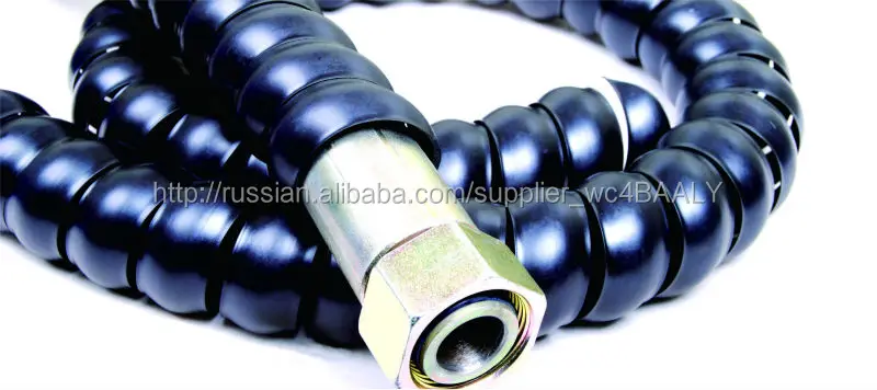 Спиральный гибкий тюбинг (бандаж) для кабелей