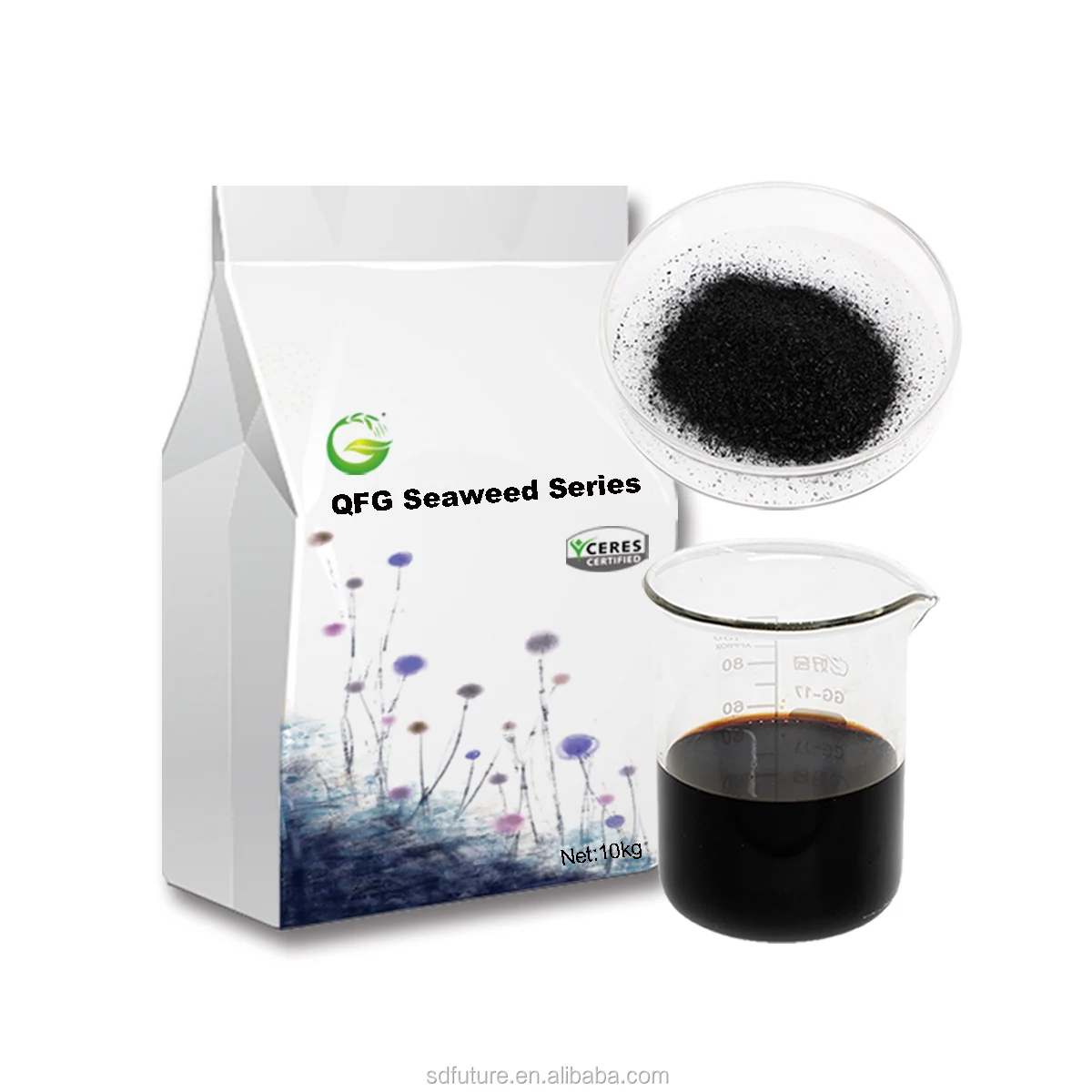 
seaweed alga fertilizer marine algae extract organic fertilizer black algae 
