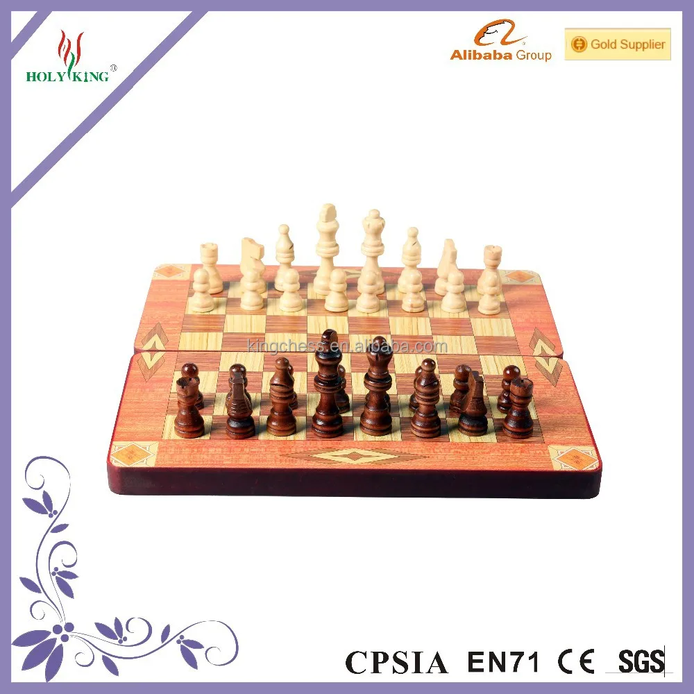 Wooden Backgammon Set and Chess Games for Indoor Sports