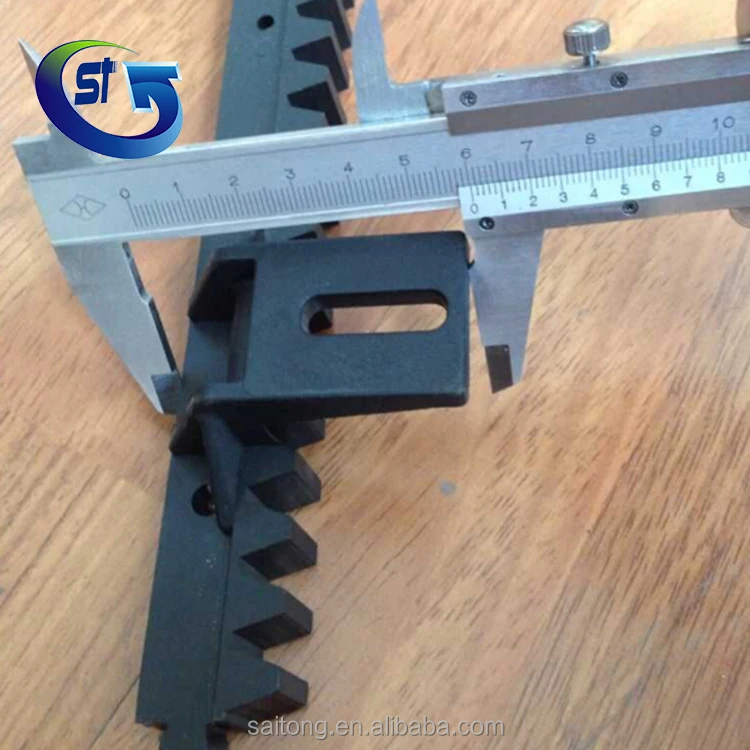 Automatic gates and fencing 2 lugs sliding gear rack for commercial premises