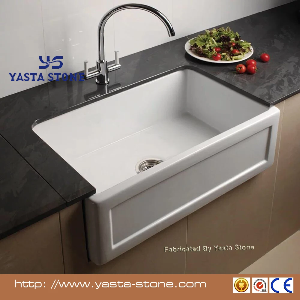 American Fireclay Style single and Double Bowls kitchen apron sinks