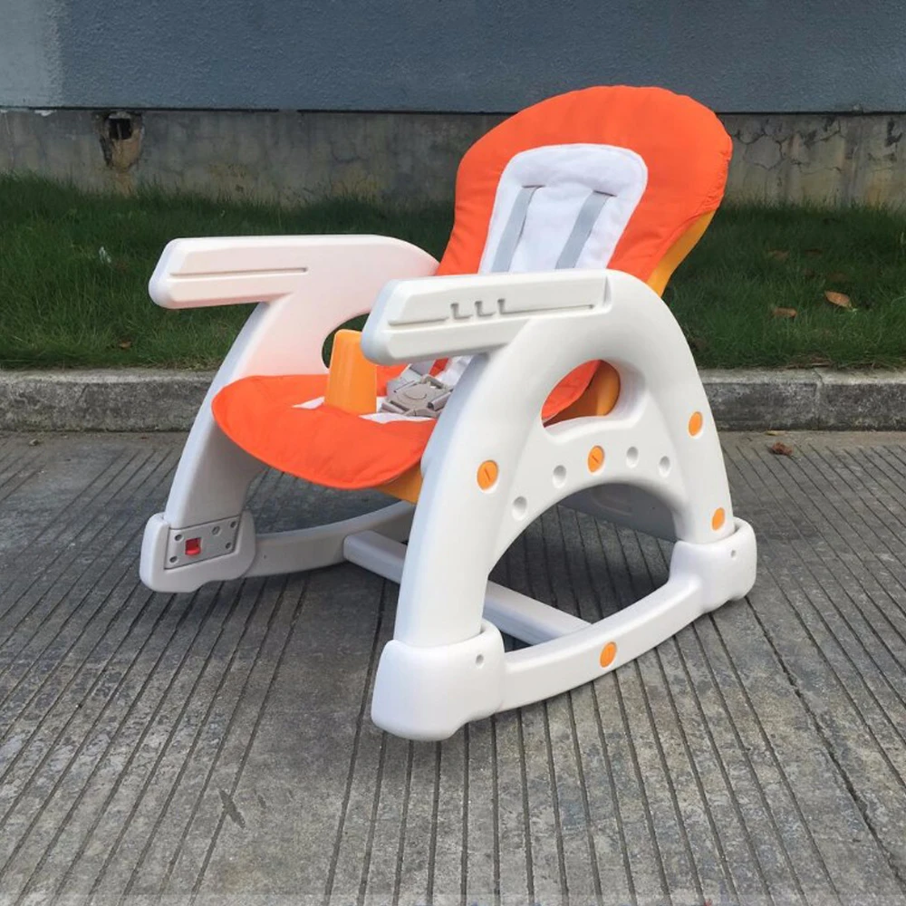 EN71-3 standard multi-function non-taxic plastic free baby feeding high chair 3 in 1 Kids Furniture