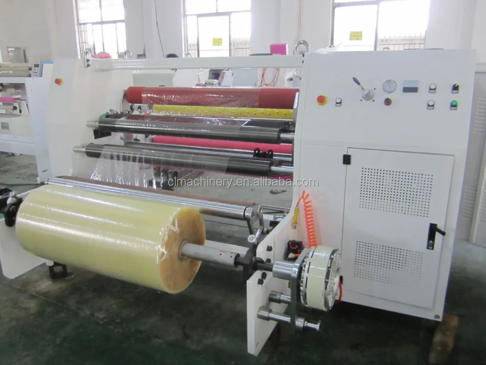 Полностью Автоматический Двойной вал Скотч Jumbo Ролл Перемоточные Машины
