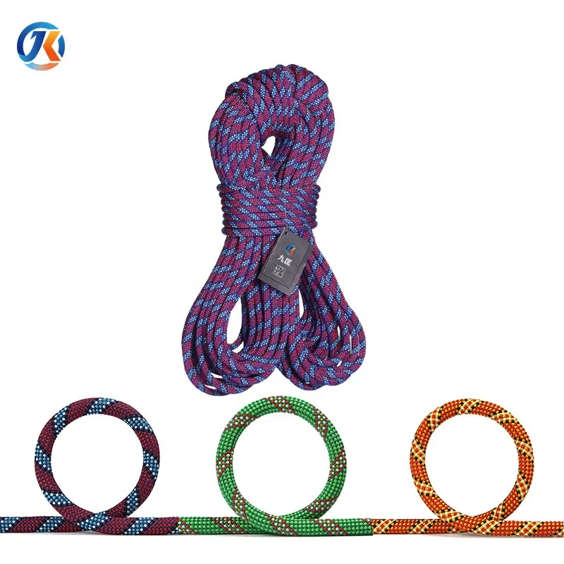 Nylon Mountaineering Rappelling Rock Static Climbing Rope
