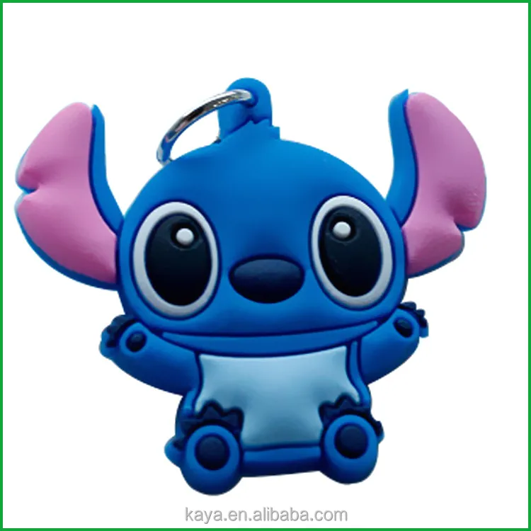 Factory Custom 3d soft PVC chain keychain