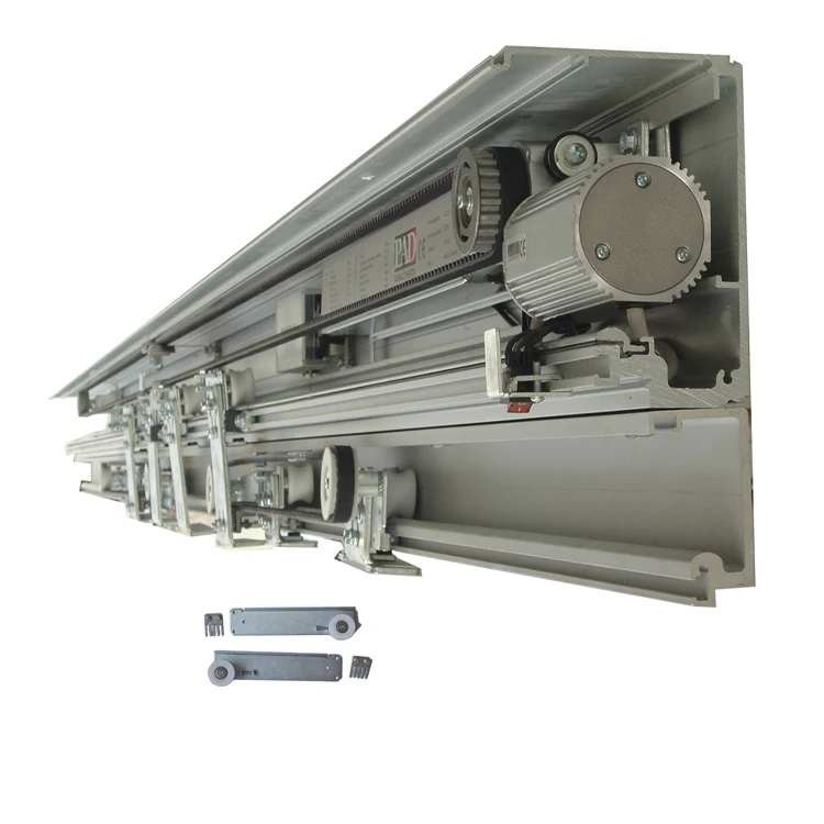 Factory price aluminum profile automatic telescopic sliding glass door operator