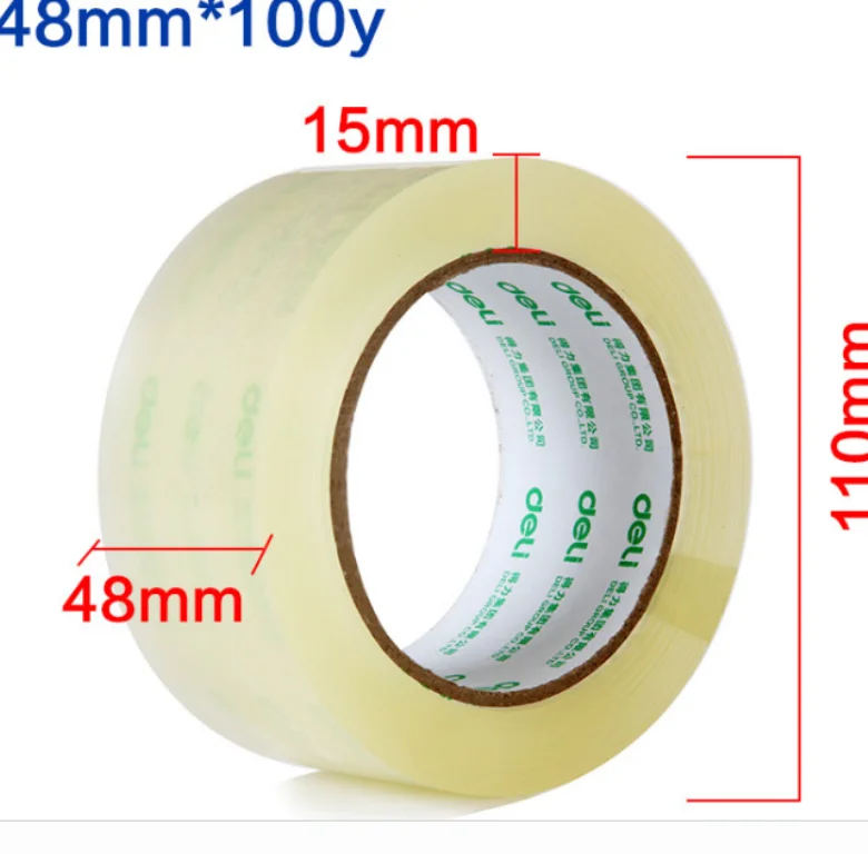 China BROWN / CLEAR / FRAGILE 48mm x 66m brown tape pack of 6 Buff BOPP Packing Tapes