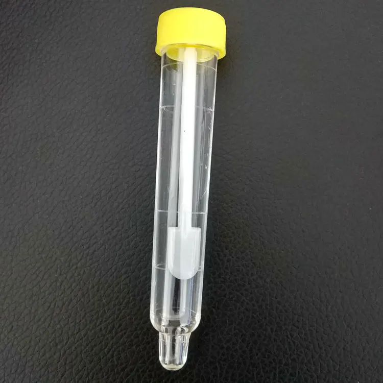 ps clear material 12ml 15ml disposable  urine collector urine tube  stool collector plastic urinary sediment tube with lid