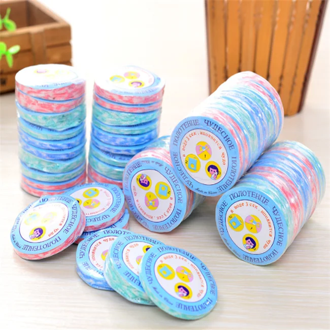  Волшебные сжатые полотенца мини банное полотенце для лица Хлопковое путешествий