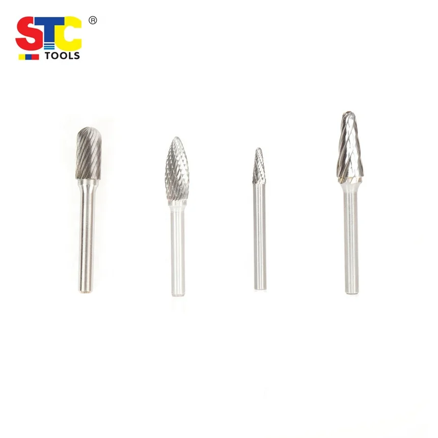HSS rotary burr carbide milling cutter for Die Grinder Drill bit Metal Wood Carving Engraving Polishing Drilling