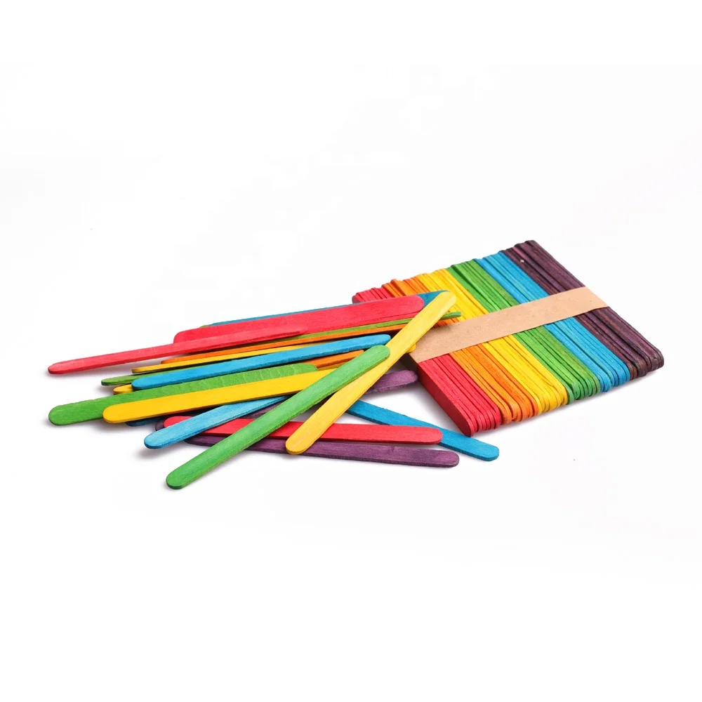 Birch Wood Handmade Ice Cream Sticks For Wooden House Building