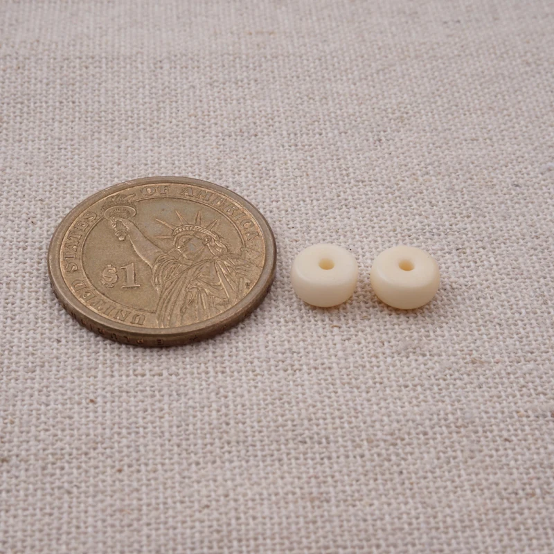 Custom Natural Ivory Corozo Nut Seeds Loose Beads for DIY Jewelry Bracelet Necklaces Making