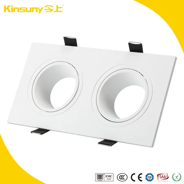 
Adjustable led light housing MR16 GU10 recessed ceiling light fitting downlight frame 