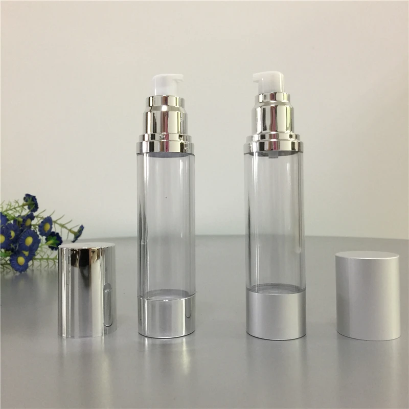 2017 hotsale пластиковые 30 мл безвоздушного бутылки для органических уход за кожей крем лосьон