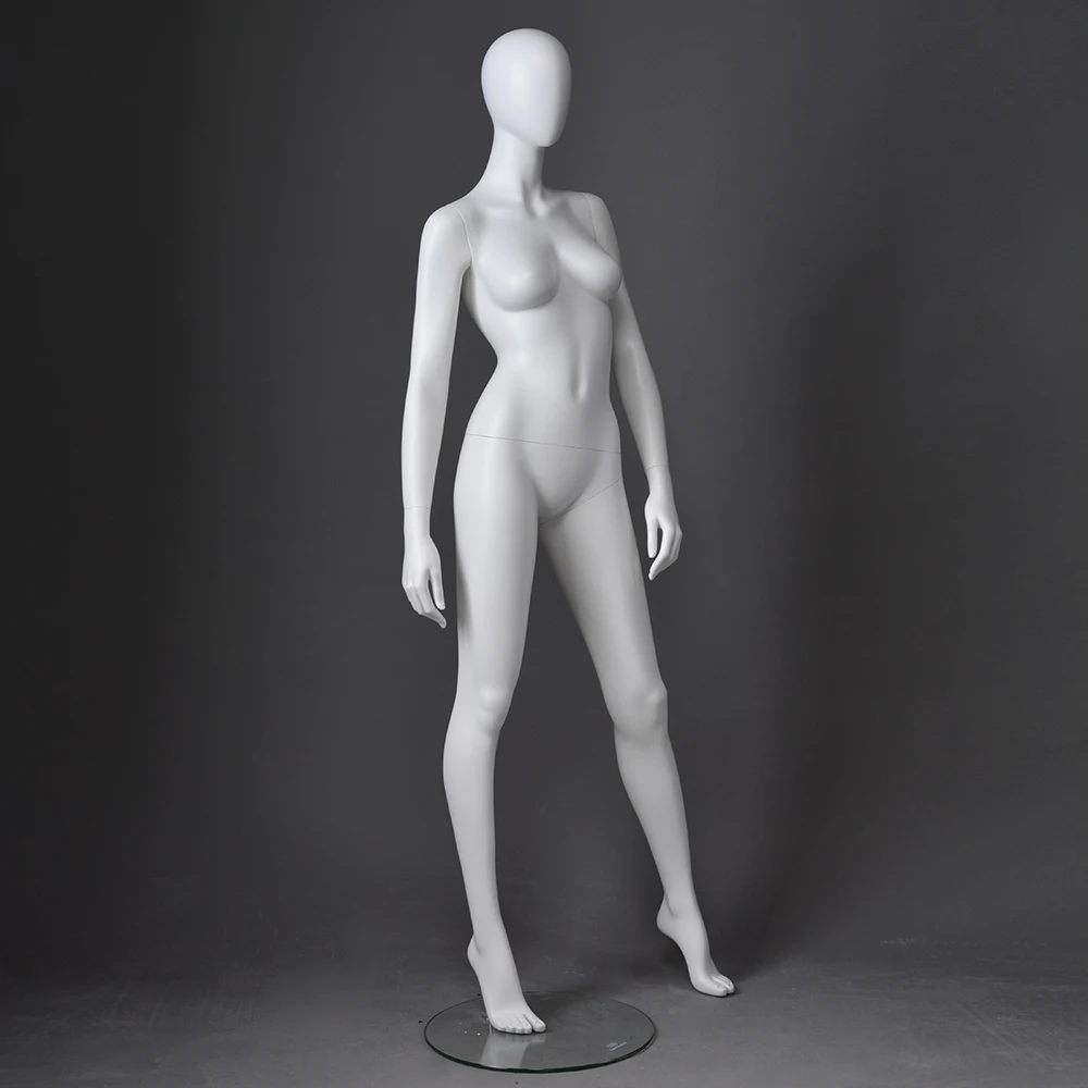Абстрактный стоячий полноразмерный женский модный манекен для демонстрации женского платья manequins