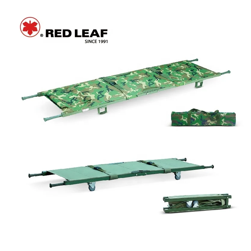 
YDC-1F2 Battlefield military folding stretcher with wheels for patient transfer 