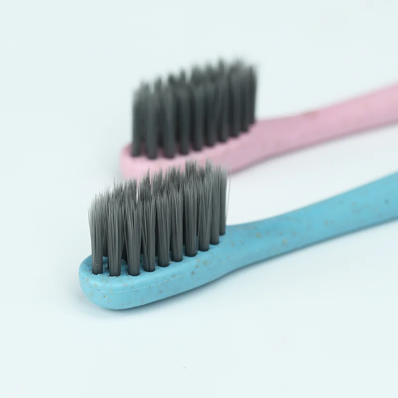 Biodegradable toothbrush wheat straw toothbrush for home hotel travel wholesale custom TB-009