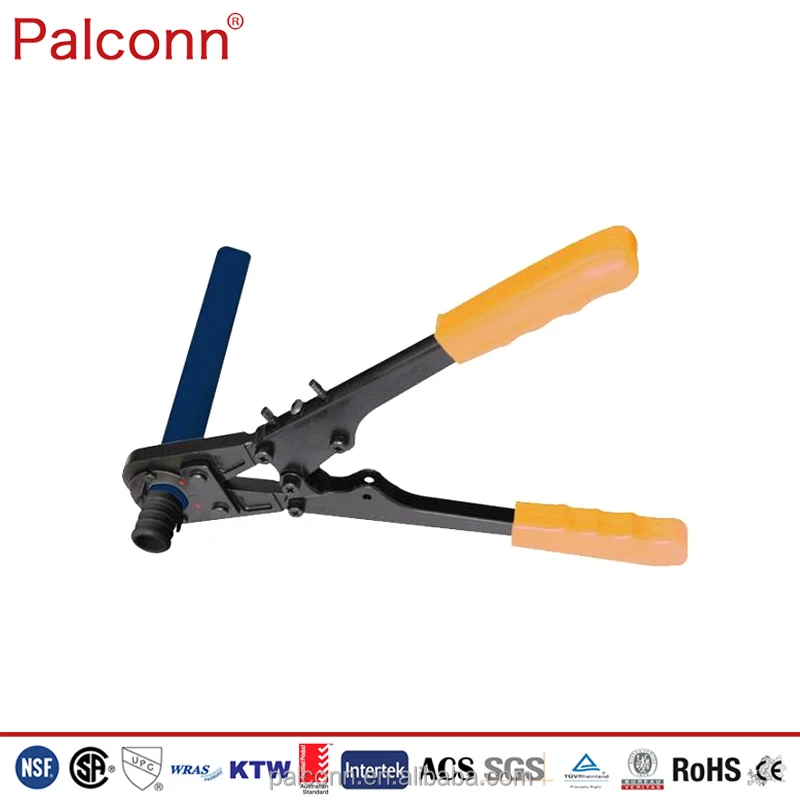 Обжимные инструменты для трубки PEX, стандарт ASTM, 1/2 дюйма, 3/4 дюйма, 1 дюйм