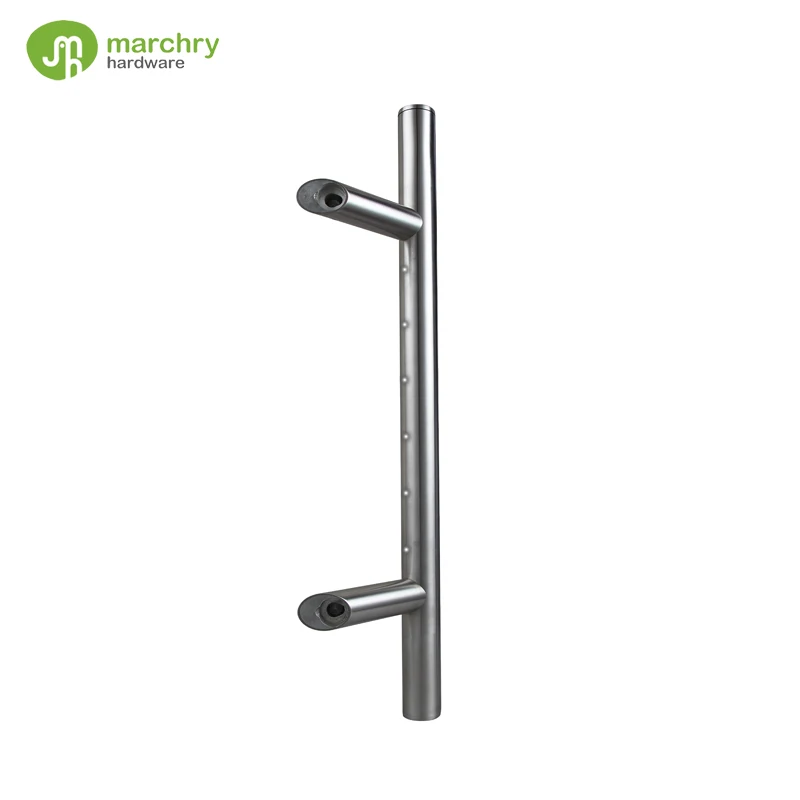 New style big glass door stainless steel entrance LED door pull  handle