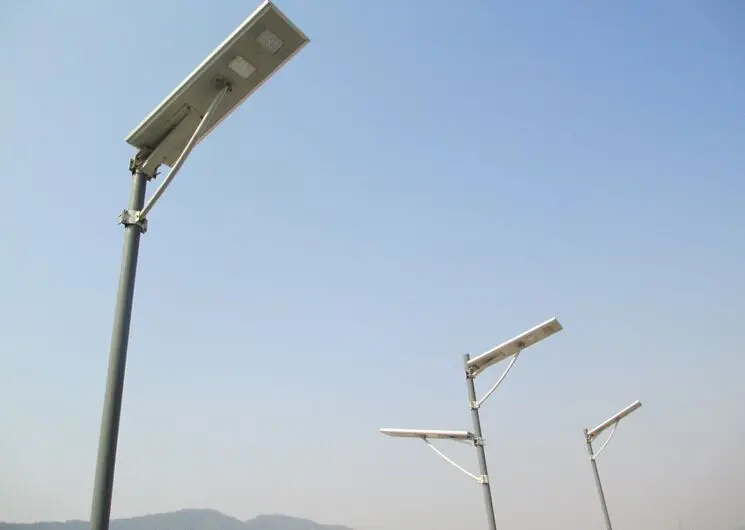 40 watt 6m integrated led solar street light all in one