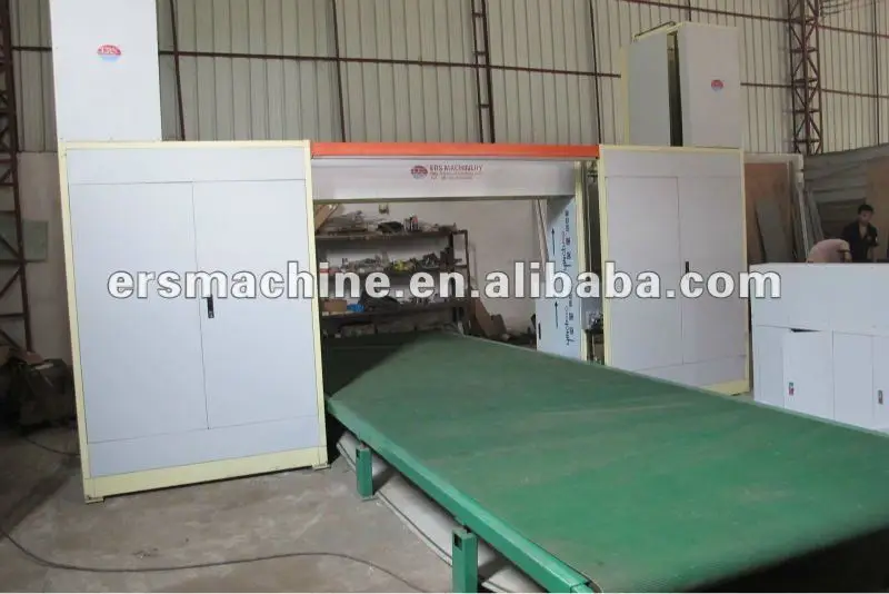 PU foam CNC Circular Contour sponge cutting machinery worktable with mesh belt