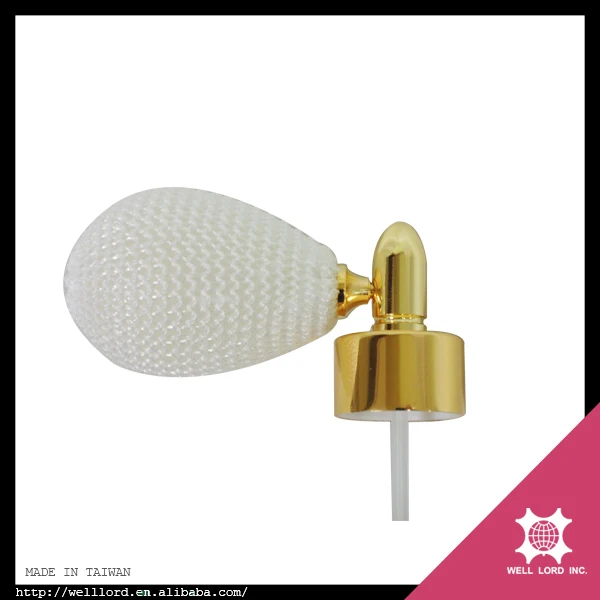 Squeeze sales in stock bulb snap on nozzle perfume spray head