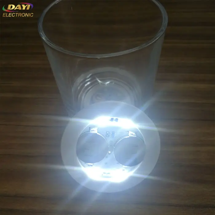 
Promotion white CR2032 brightly LED Beer Wine Bottle Sticker Light For Night Party bottle bottom light 