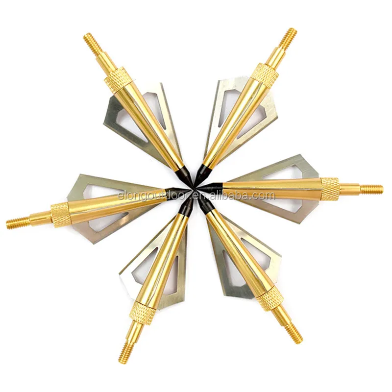 Wholesale 100/125grain Broadhead For Carbon/Aluminum Arrow Hunting For Archery Bow