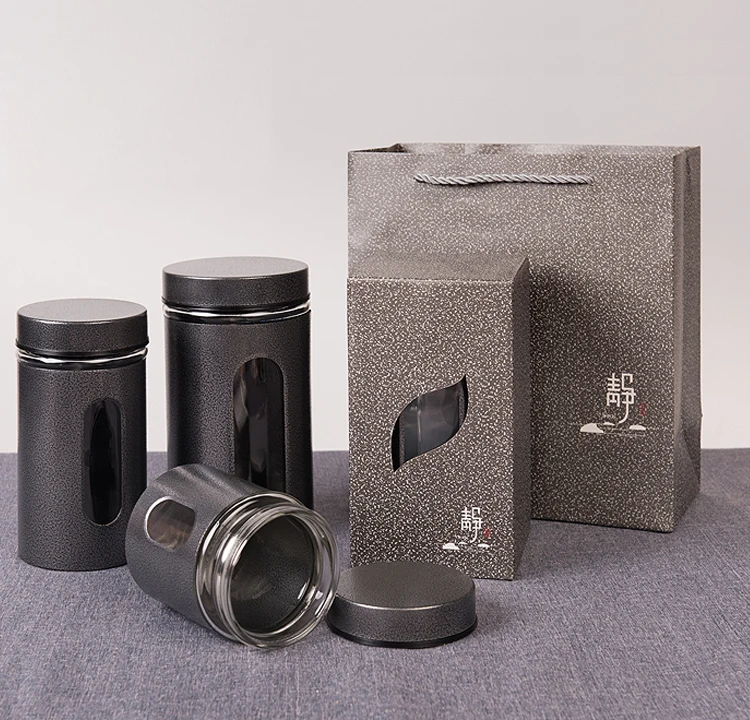 
High Quality Wholesale Custom Cheap metal tins with pvc window metal tin with window metal tin with clear pvc/pet window 