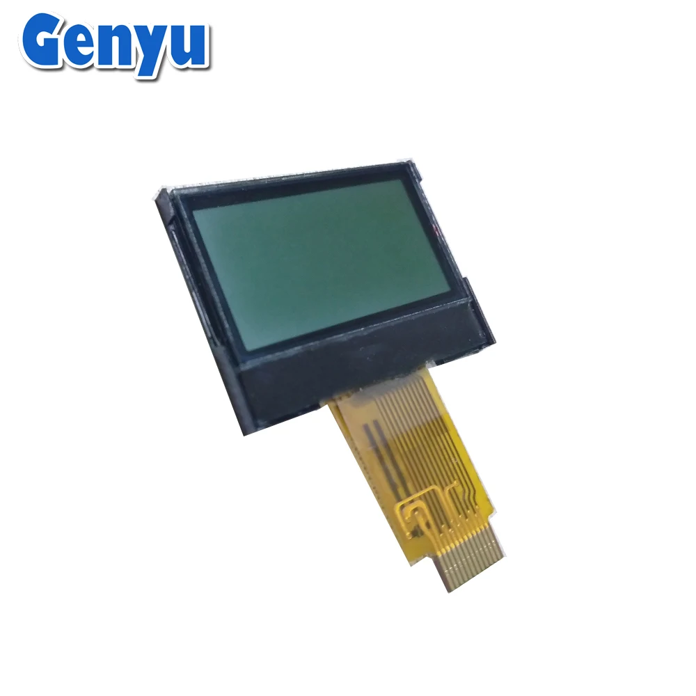 Genyu 128x64 Graphic lcd display Small Size 0.96 inch LCD screen With driver IC+FPC