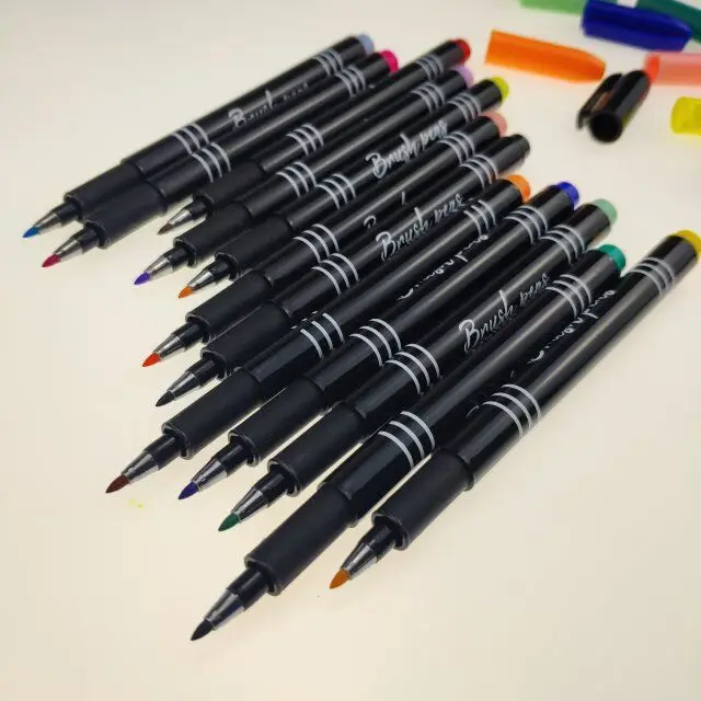 
Customized tip multi color washable fabric marker pen permanent marker textile marker 