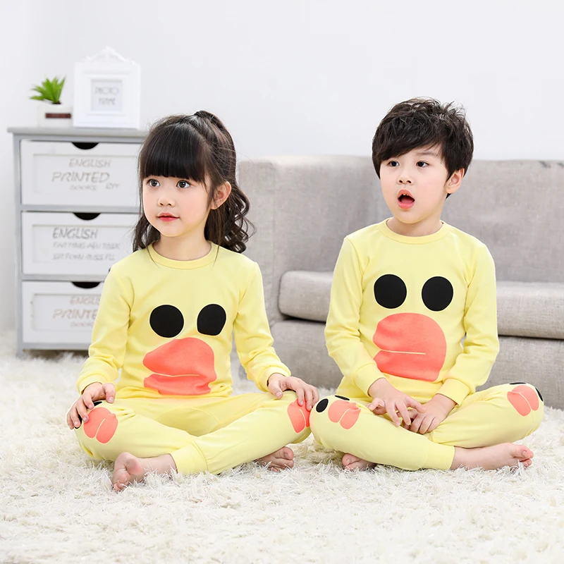 Little Big Boys Long Sleeve Pajama Sets 100% Cotton Pajamas