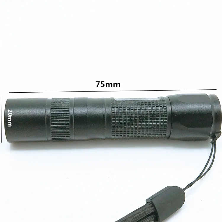 High Quality 120lumen Mini Flashlight 1AA rechargeable battery led torch light